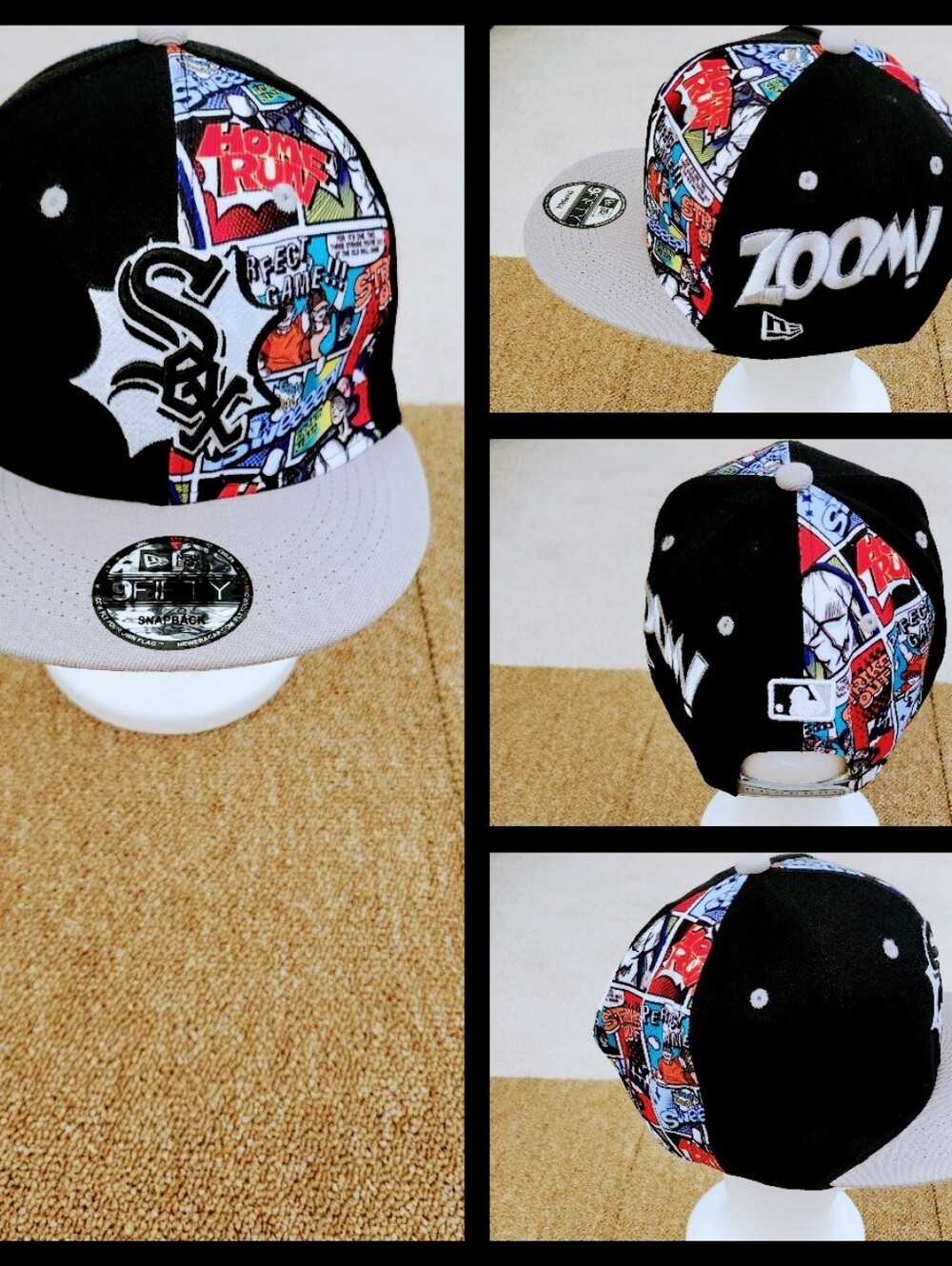 CHICAGO WHITE SOX MLB BASEBALL SNAPBACK HAT.